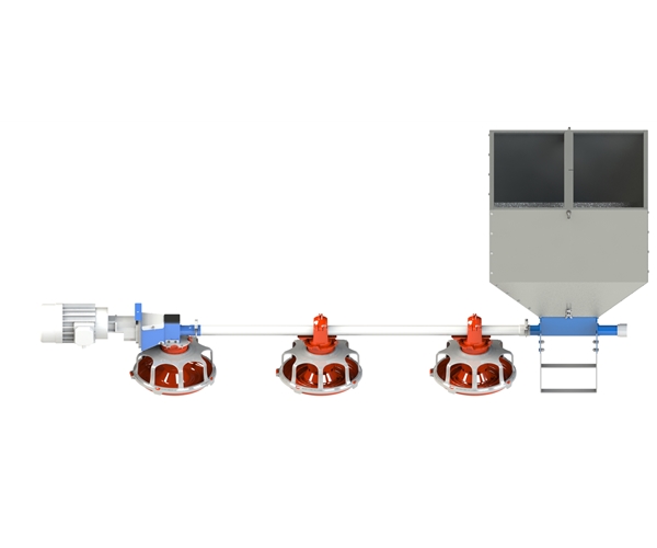 Male pan feeding system